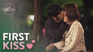 Han Ji-min and Jung Hae-in kiss for the first time  | One Spring Night Ep 9 [ENG SUB]