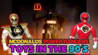 Complete History of McDonalds Power Rangers Figures in the 90s!