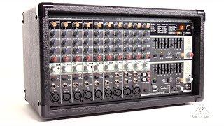 EUROPOWER PMP2000D 2000-Watt 14-Channel Powered Mixer