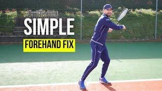 Simple Forehand Fix Using 2 Footwork Patterns in Tennis