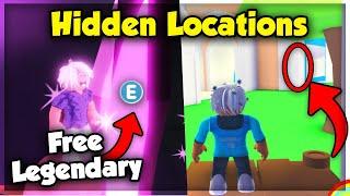 *TOP SECRET* LOCATION For FREE LEGENDARY *NEON* PETS in Adopt Me! Roblox