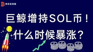 SOL币 | solana | sol 行情走势分析！鲸鱼增持20万枚SOL并进行质押，约合3600万美金！