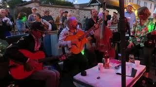 Quartet Jazz Manouche "Vidéo 7" Festival Off Django Reinhardt au Fenjy Bar à Samoreau, 20 Juin 2022