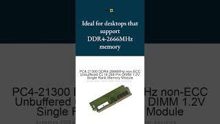 HP26D4U9S8ME-8 Kingston 8GB DDR4 Desktop Memory #HP26D4U9S8ME8
