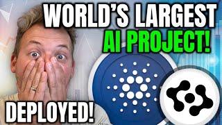 CARDANO ADA - WORLD LARGEST AI PROJECT LAUNCHES ON CARDANO!!! HUGE!