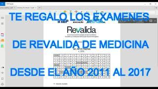 GIFT BRAZIL MEDICINE REVALID EXAMS FROM THE YEAR 2011 TO 2017