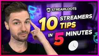 Top 10 Streaming Tips [For New Streamers] in 5 Minutes in the Year 2020