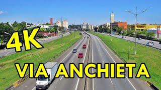 DIRIGINDO PELA VIA ANCHIETA 4K - De São Paulo á São Bernardo do Campo (Ida e Volta) | Driving Tour