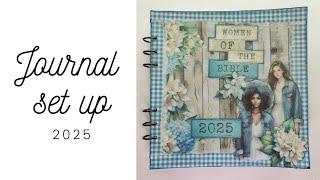 2025 Biblejournaling journal set up | Process Video