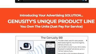 Genusity's Proximity Beacon Advertising and Fencing Technology