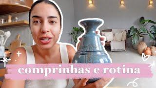 VOLTANDO A ROTINA PÓS FÉRIAS E COMPRINHAS DE DECORAÇÃO DA VIAGEM | JULIANA LOUISE