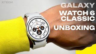 Galaxy Watch 6 Classic Unboxing in 2024 - PHYSICAL ROTATING BEZEL!! Samsung..