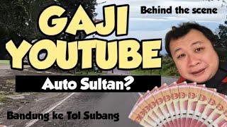 BUKA GAJI YOUTUBE TIPS JADI YOUTUBER !! BEHIND THE SCENE Stefano Sanjaya jalan lembang ke tol subang