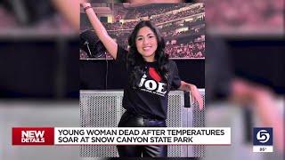 Young woman dies, parents critical after deadly hike in snow canyon