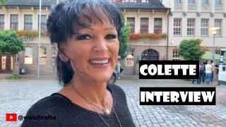 Colette "Friedenshetzerin" Interview, Aschersleben Montagsdemo 9.9.24