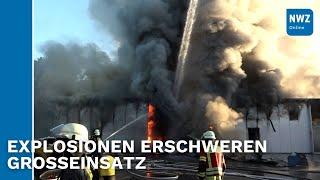 Brand im Autohaus Rolf in Wiesmoor