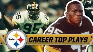 Greg Lloyd Terrorized Offenses in NFL | Pittsburgh Steelers Top Plays