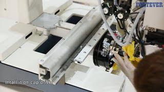 How to install the pocket frame on FORTEVER single head embroidery machine？