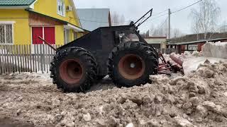 Вездеход своими руками. Борьба со снегом