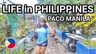 THE HIDDEN LIFE in PACO MANILA | WALK at REAL LIFE SCENES in PACO RESIDENCE Philippines [4K] 