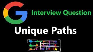 Unique Paths - Dynamic Programming - Leetcode 62