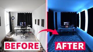 How I Built My Dream Music Studio On A Budget & How You Can Too ! | MUSIC STUDIO TRANSFORMATION