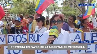 Protesta desde el Edo. Bolívar en favor de la libertad de Venezuela - 01Dic