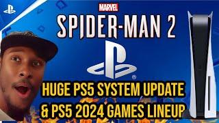 Huge PS5 System Update - PS5 2024 Games Lineup- Stellar Blade PS Plus- Spiderman 2 PS5 Update