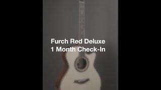 Furch Red deluxe  one month check in