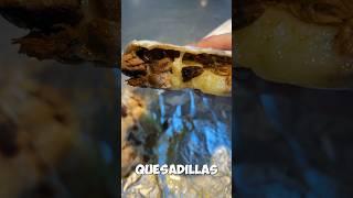 Trying quesadillas for the first time at Chipotle!