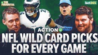 NFL Wild Card Betting Predictions & BETS for EVERY Game! NFL Expert Picks | The Favorites Podcast