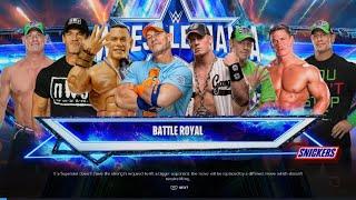 WWE 2K24 8 man John Cena Battle Royal