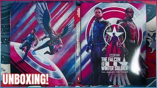 Falcon and The Winter Solider Steelbook Unboxing