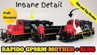 Review: Rapido HO GP9RM Mother + Slug Set, DCC/LOKSound Lots of Model Railroading Lighting Features