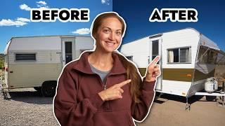 Vintage Trailer MAKEOVER (Our Dream Camper is FINALLY DONE) ep. 7