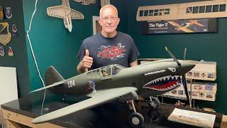 Top Flite .60 size Gold Edition P-40E Warhawk: Maiden Flight!