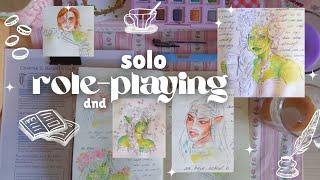  trying solo role-playing  {dnd journal}
