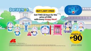 Buy 1, Get 1 FREE Doraemon toy – McDonald’s Happy Meal