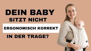 Häufige Fehler beim Babytragen vermeiden: Dein Baby sitzt nicht ergonomisch? | Rookie Tipps