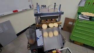 Popped potato chips making machine from Shinyoung Mechanics