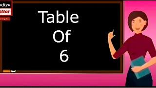 Table of 6/Table of 6 in English/ 6 ka pahada/ 6 ka pahada English mein