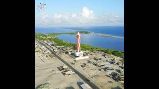 Sky View of Light House at Danushkodi Beach #shorts #drone #dronefootage #skyingbuzz #dronevideo