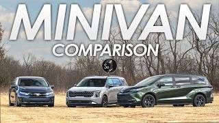 Minivan Shootout | Toyota Sienna vs Honda Odyssey vs Kia Carnival