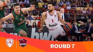 Olympiacos-Baskonia Vitoria-Gasteiz | Round 7 Highlights | 2023-24 Turkish Airlines EuroLeague