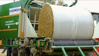 Baling and Wrapping Maize Silage | Orkel MP2000 Compactor | Marla bvba