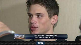 Jack Studnicka On Scoring A Goal With His Face