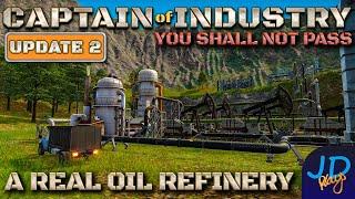 A Real Oil Refinery & Advanced Diesel  Captain of Industry Update 2  Ep7  Lets Play, Walkthrough