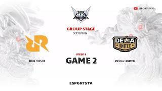 RRQ Hoshi vs Dewa United GAME 2 MPL ID S14 | DEWA VS RRQ ESPORTSTV