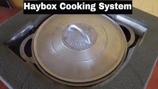 Cooking roast chicken with the hay box (thermal cooker). 6 meals on 20 mins of gas.