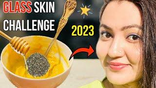 *Glass Skin* CHALLENGE 2023 : Promising Crystal Clear Glowing Glass Skin in 7 Days | 100% Results